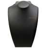 Necklace Display - Height 330mm. Black Leatherette